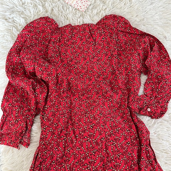 Free People Women's Clara Floral Tunic Mini Dress - Picture 5 of 7